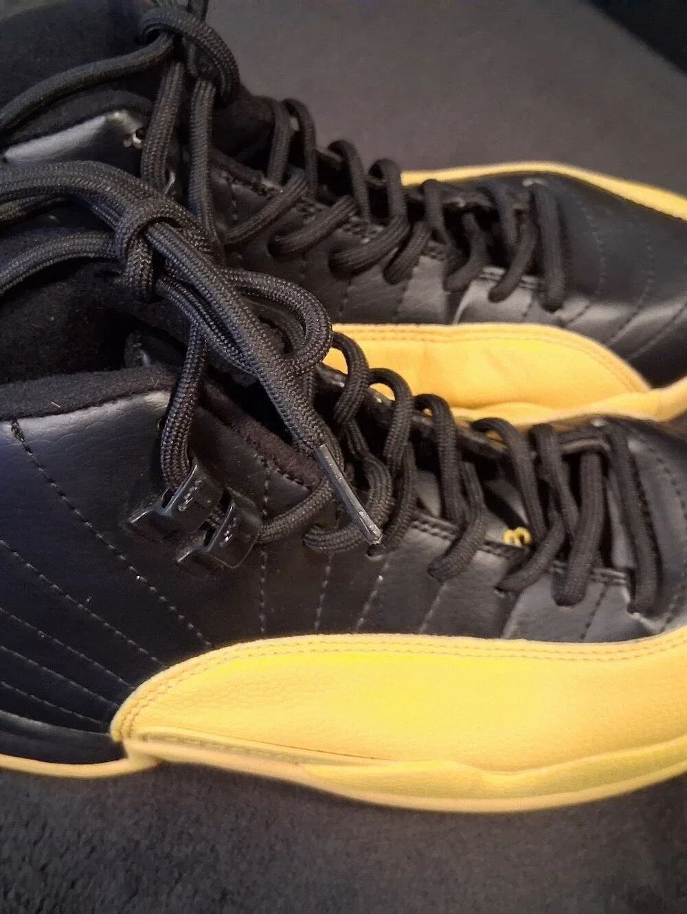 Air Jordan Men’s Athletic Shoes in Black & Yellow